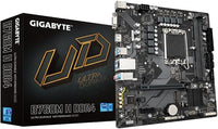 Gigabyte B760M H DDR4 Motherboard M/ATX - Supports Intel Core 14th Gen CPUs, 6+1+1 Phases Digital VRM, up to 3200MHz DDR4 (OC), 2xPCIe 4.0 M.2, GbE LAN, USB 3.2 Gen1