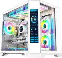 ionz Gaming Desktop PC, Ryzen 7 7700X, Nvidia RTX 5070 Ti 16GB OC, 32GB DDR5 RAM, 2TB NVMe SSD, Cooler, Windows 11, 750W 80+ PSU (Apex Vision, White)