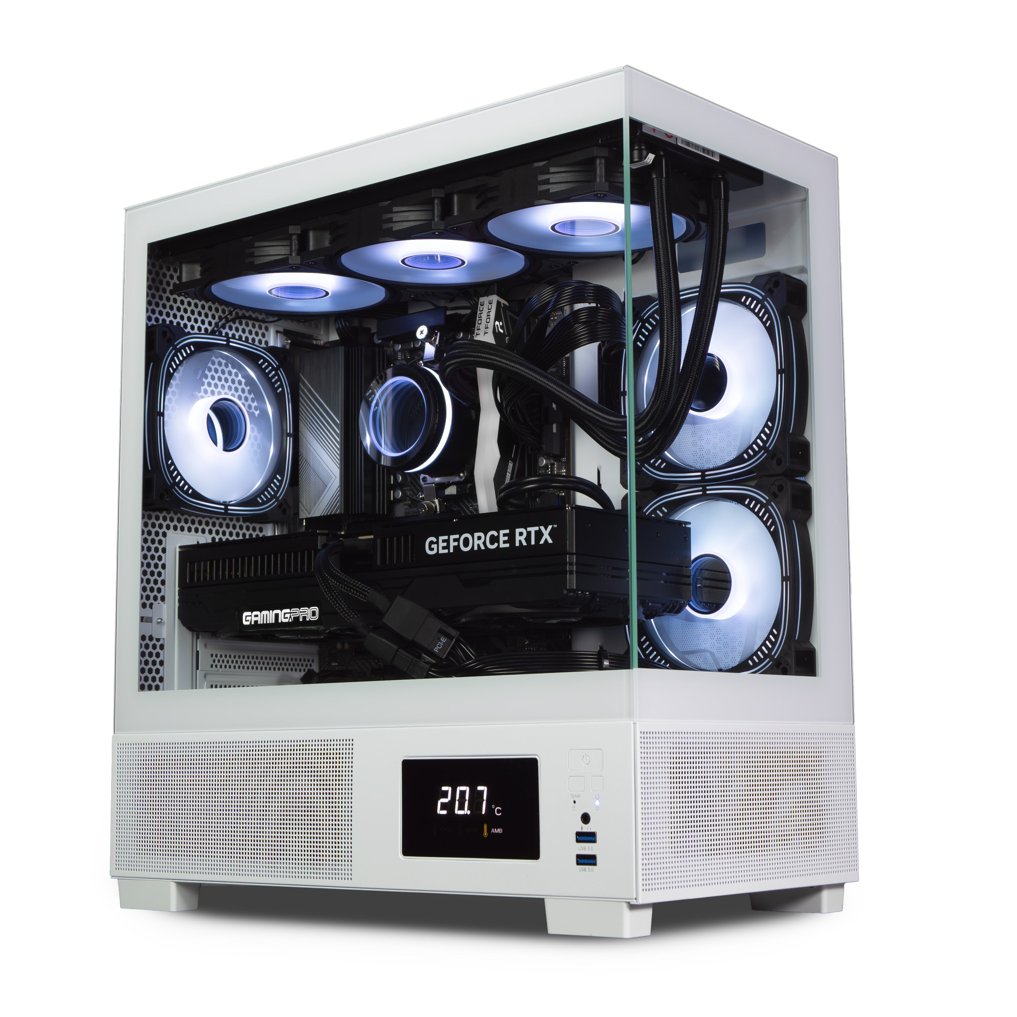 IONZ Gaming PC - Desktop Computer, AMD Ryzen 7 5700X, NVIDIA RTX