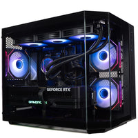IONZ Gaming Desktop PC, AMD RYZEN 7 9800X3D, NVIDIA RTX 5090, 32GB RAM, 2TB NVME SSD, 360mm AIO LIQUID COOLER, 1200W PSU, Windows 11, Black