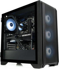 ionz Gaming PC - Desktop Computer, Ryzen 7 5800X, NVIDIA RTX 5060 Ti, 16GB RAM, 1TB SSD, 650W PSU, WiFi, Windows 11, GE336F, Black