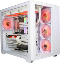 Ionz Gaming PC - Desktop Computer, Ryzen 7 5800X CPU, RX7700XT, 16GB RAM 1TB SSD, 360mm AIO Liquid Cooling, 700w PSU, Windows 11, Wifi - KZ-Z Advanced White