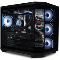 Ionz Gaming PC - Desktop Computer, Intel i5-12400F, Nvidia RTX 4060, 16GB RGB RAM, 1TB NVMe SSD - 240MM AIO, 500W 80+ PSU - WIFI, Windows 11, Apex Vision, Black