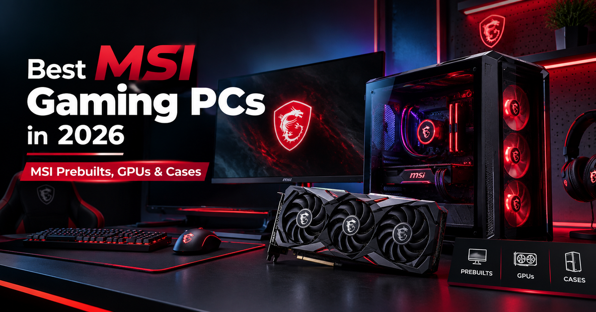 Best MSI Gaming PCs in 2026: MSI Prebuilts, GPUs & Cases