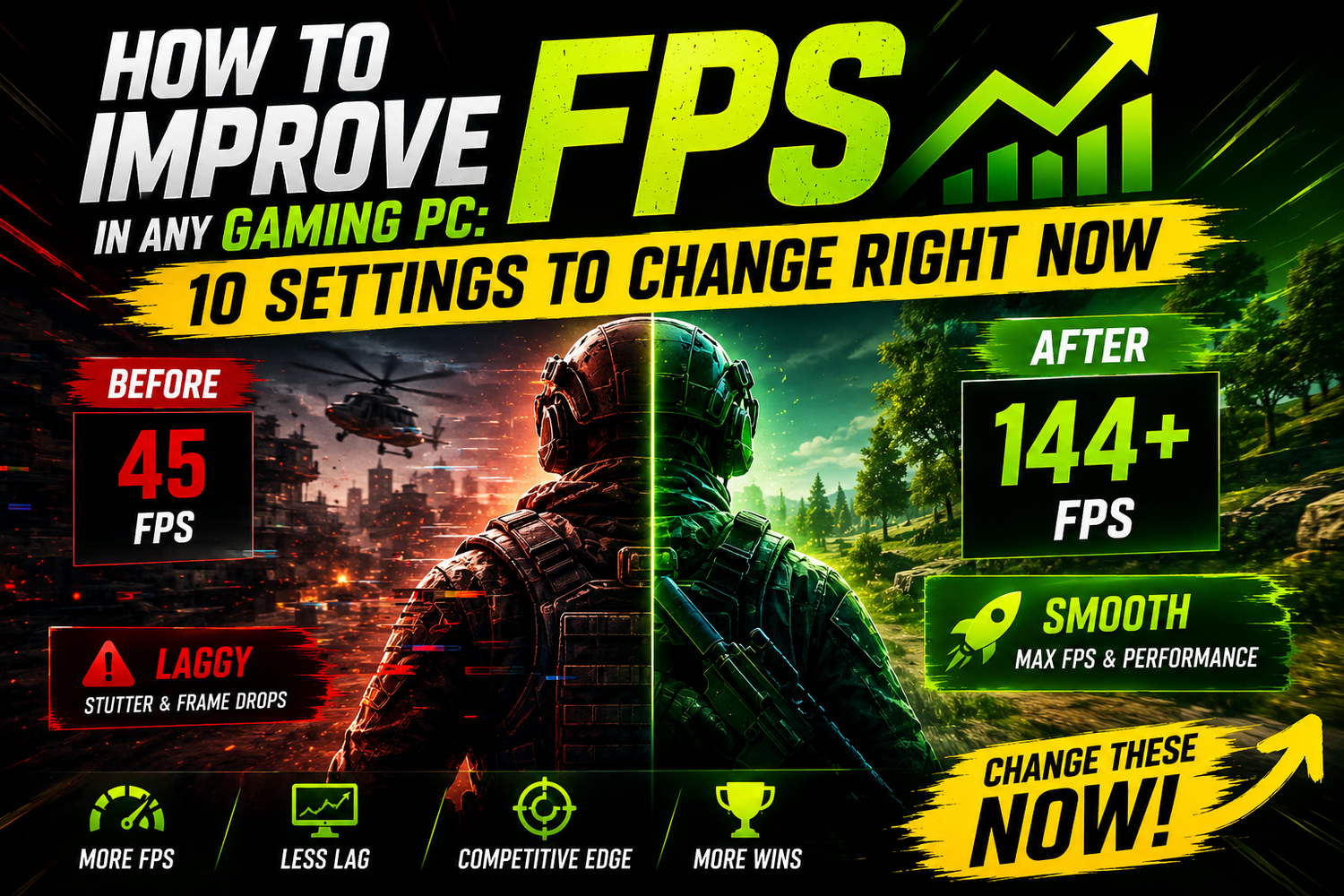 How to Improve FPS in Any Gaming PC: 10 Settings to Change Right Now