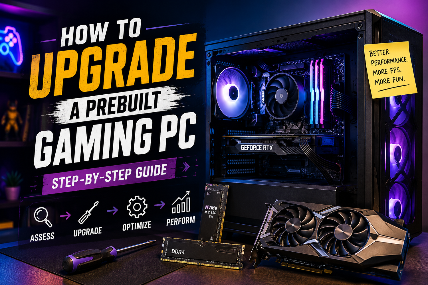 How to Upgrade a Prebuilt Gaming PC – Step-by-Step Guide
