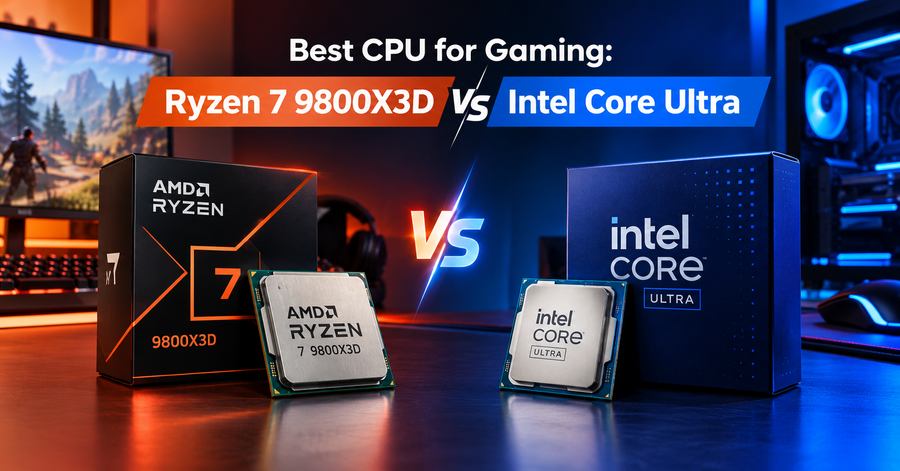 Best CPU for Gaming: Ryzen 7 9800X3D vs Intel Core Ultra ...