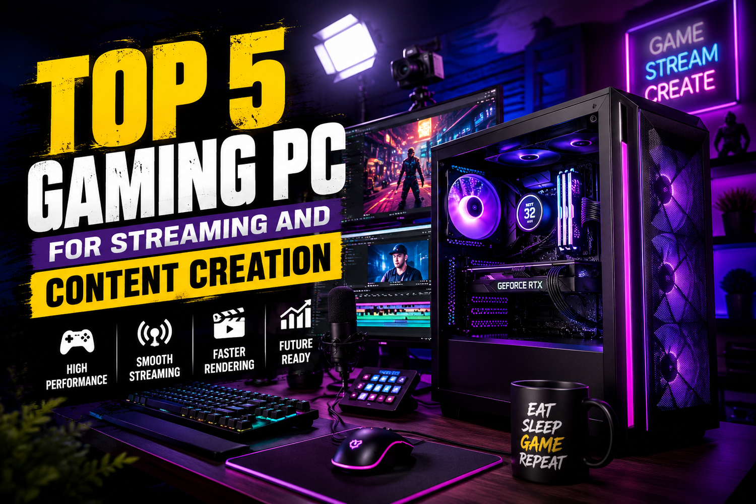 Pc Creaton Top 5 Gaming PC for Streaming and Content Creation – pcgamingcases.co.uk