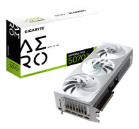 GIGABYTE GeForce RTX 5070 Ti AERO OC 16G Graphics Card - 16GB GDDR7, 256bit, PCI-E 5.0, 2588 MHz Core Clock, 3 x DP 2.1a, 1 x HDMI 2.1b, DLSS 4.5, GV-N507TAERO OC-16GD