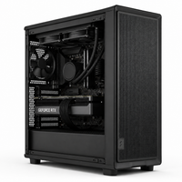 IONZ Gaming PC - Fractal Design Epoch Black Solid, Ryzen 7 9800X3D, GeForce RTX 5090, 32GB RAM, 2TB SSD, 360mm AIO, Windows 11, 1000W 80+ PSU, Black
