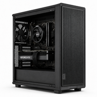 IONZ Gaming PC - Fractal Design Epoch Black Solid, Ryzen 5 5600, GeForce RTX 5060, 16GB RAM, 1TB SSD, AM4 Air Cooler, Windows 11, 600W 80+ PSU, Black