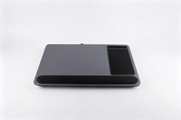 IONZ Cushioned Laptop Lap Desk with Wrist Rest, Mouse Pad & Phone Slot, (Black or Grey)