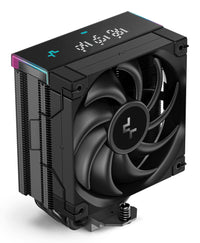 DeepCool AK400 Digital Pro CPU Air Cooler, ARGB Fan & Digital Display, 120mm PWM Fan, 4 Copper Heatpipes, Quiet Operation, Intel & AMD Compatible Black