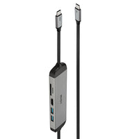 Lindy DST-Micro 140, USB-C LaptopMicro Docking Station with 4K Support and 1.4m 60W Charging Cable