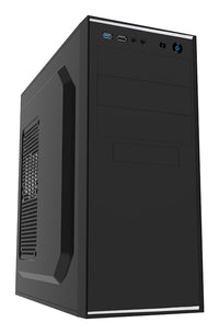 CiT JETSTREAM-SILVER computer case Midi Tower Black, Silver 500 W