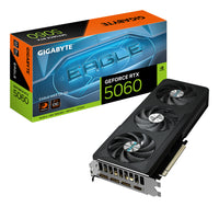 GIGABYTE GeForce RTX 5060 EAGLE MAX OC 8G Graphics Card - 8GB GDDR7, 128bit, PCI-E 5.0, 2550 MHz Core Clock, 3 x DisplayPort, 1 x HDMI, DLSS 4.5, GV-N5060EAGLEMAX OC-8GD 1.0