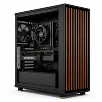 IONZ Gaming PC - Fractal Design North Mesh Black Charcoal, Ryzen 5 5600, GeForce RTX 5060, 16GB RAM, 1TB SSD, AM4 Air Cooler, Windows 11, 600W 80+ PSU, Black