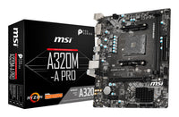 MSI A320M-A PRO motherboard AMD A320 Socket AM4 micro ATX