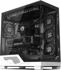 IONZ Gaming Desktop PC, Ryzen 7 9800X3D, GeForce RTX 5090, 32GB RAM, 2TB NVMe SSD, Windows 11, 1200W Gold PSU -KZ-12 V3