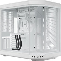 HYTE Y70 MID TOWER CASE SNOW WHITE