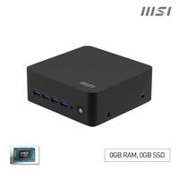 MSI Cubi Z AI 8M AMD Ryzen 5 8645HS Barebone, NUC, USFF, Mini Computer, HTPC (NO RAM, NO Storage, NO OS), AMD Radeon Graphics/DDR5/Dual ThunderBolt 4/Dual HDMI/Dual LAN/WiFi 6E/BT 5.3/VESA