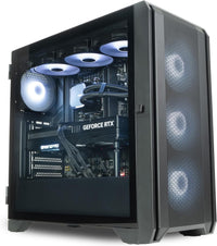IONZ Gaming Desktop PC, Ryzen 7 9800X3D, Nvidia RTX 5070 Ti 16GB OC, 32GB DDR5 RAM, 1TB NVMe SSD, 240MM AIO, Windows 11, 850W 80+ PSU - Black GE336F