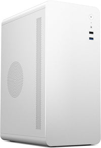 IONZ KZ-32V PC Gaming/Office Case, Mini Tower Micro ATX, Front I/O USB 3.0 with 80 mm Fan - White