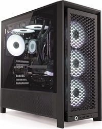 IONZ Corsair 4000D Gaming PC - Ryzen 5 5600, NVIDIA RTX 5060 Ti, 16GB Vengeance DDR4 RAM, 240mm Nautilus AIO, 1TB NVMe SSD, 750W CX750 80+ PSU, WiFi, Windows 11 - Black