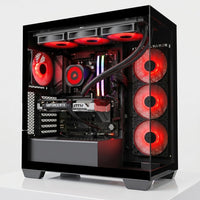 IONZ Gaming PC - Ryzen 7 9600X, NVIDIA RTX 5070 12GB, 16GB DDR5 RAM, 360mm Nautilus AIO, 1TB NVMe SSD, 750W CX750 80+ PSU, WiFi, Windows 11 | Corsair 3500X - Black