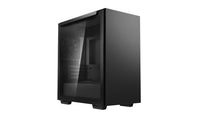 DeepCool MACUBE 110 Case, Home & Business, Black, Micro Tower, 2 x USB 3.0, Tempered Glass Side Window Panel, Micro ATX, Mini-ITX