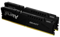 Kingston Technology FURY Beast 64GB 6000MT/s DDR5 CL36 DIMM (Kit of 2) Black