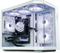 IONZ Gaming PC, Ryzen 7 7700X, GeForce RTX 5080, 32GB DDR5 RAM, 2TB NVME SSD, 120 mm AIO, 850W 80+ PSU, Windows 11 (Apex, Black)
