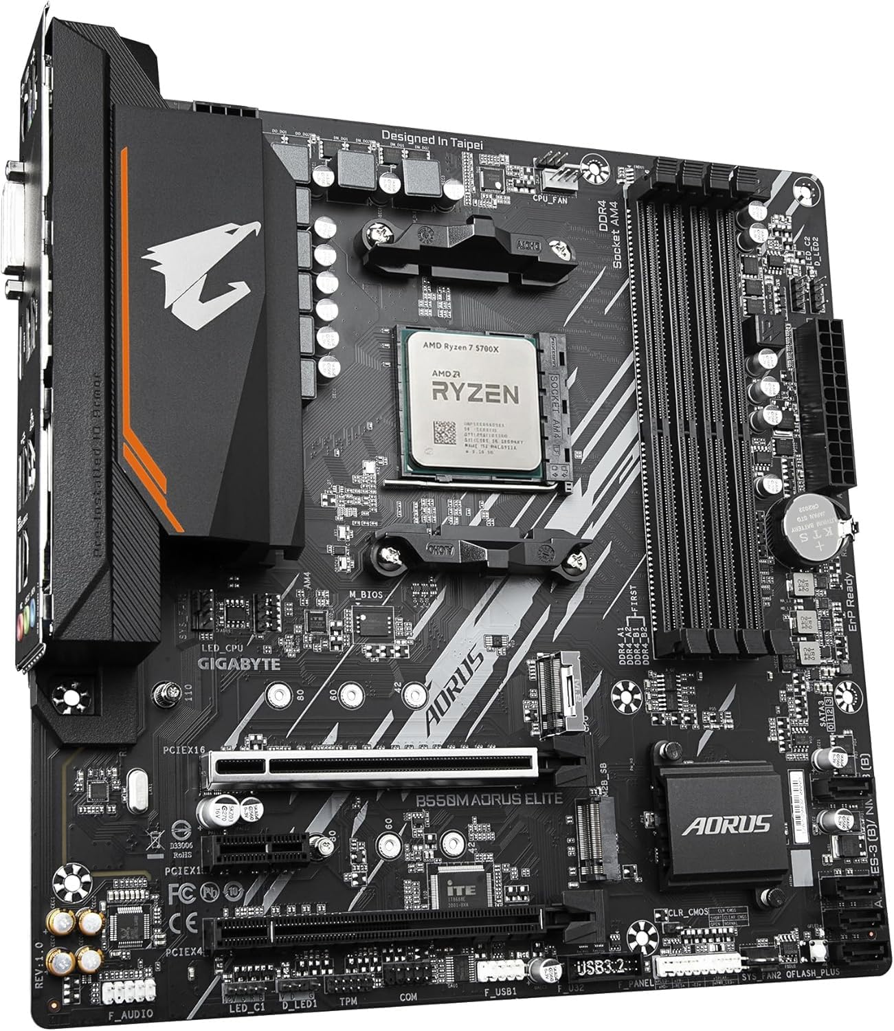 CPU Motherboard Bundle – AMD Ryzen 7 5700X | Gigabyte B550M AORUS