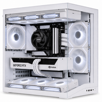 IONZ Gaming PC - Lian-Li O11, Ryzen 5 5600, GeForce RTX 5060, 16GB RAM, 1TB SSD, AM4 Air Cooler, Windows 11, 600W 80+ PSU, White