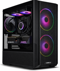 IONZ Gaming PC - Lian-Li Lancool 216, Ryzen 7 9800X3D, GeForce RTX 5080, 32GB RAM, 1TB SSD, 360mm AIO, Windows 11, 850W 80+ PSU, Black