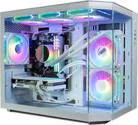 IONZ Gaming Desktop PC, Ryzen 5 7600X, GeForce RTX 5070 Ti 16 GB OC, 32 GB DDR5 RAM, 1 TB NVMe SSD, 120MM aio, Windows 11, 750W 80+ PSU (Apex White)