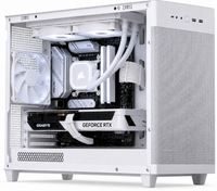 IONZ Gaming Desktop PC - ASUS PRIME AP201 WHITE, Ryzen 7 7700X, GeForce RTX 5070, 16GB DDR5 RAM, 1TB NVMe SSD, Windows 11, 750W 80+ PSU, White