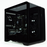 IONZ Gaming PC, AMD Ryzen 5 5500, RTX 5050 8GB Graphics Card, 16GB RAM, 1TB SSD, Windows 11, 500W PSU, CURVE MATX - Black