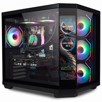 IONZ Gaming Desktop PC, Ryzen 7 9800X3D, Nvidia RTX 5070 12GB OC, 16GB DDR5 RAM, 1TB NVMe SSD, 240MM AIO, Windows 11, 850W 80+ PSU - APEX Vision-Black