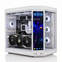 IONZ Gaming Desktop PC, Ryzen 7 9800X3D, GeForce RTX 5080, 32GB DDR5 RGB RAM, 2TB NVMe SSD, Windows 11, 1000W 80+ PSU - HYTE X50 | White