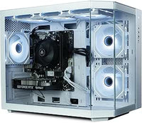 IONZ Gaming PC, AMD Ryzen 5 5500, RTX 3050 6GB Graphics Card, 16GB RAM, 500GB SSD, Windows 11, 500W 80+ PSU, WiFi, White - Apex