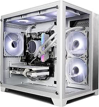 IONZ Gaming PC - Desktop Computer, Ryzen 5 5600X, NVIDIA RTX 5060,16GB RAM, 1TB NVMe SSD, 240mm AIO Liquid Cooling, Windows 11, 600W 80+ PSU, WiFi, White - KZ-900