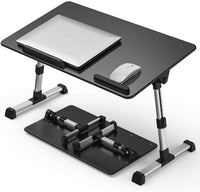 IONZ Adjustable Laptop Table – Height & Tilt Adjustable Lap Desk for Bed & Sofa (Black or Beige)
