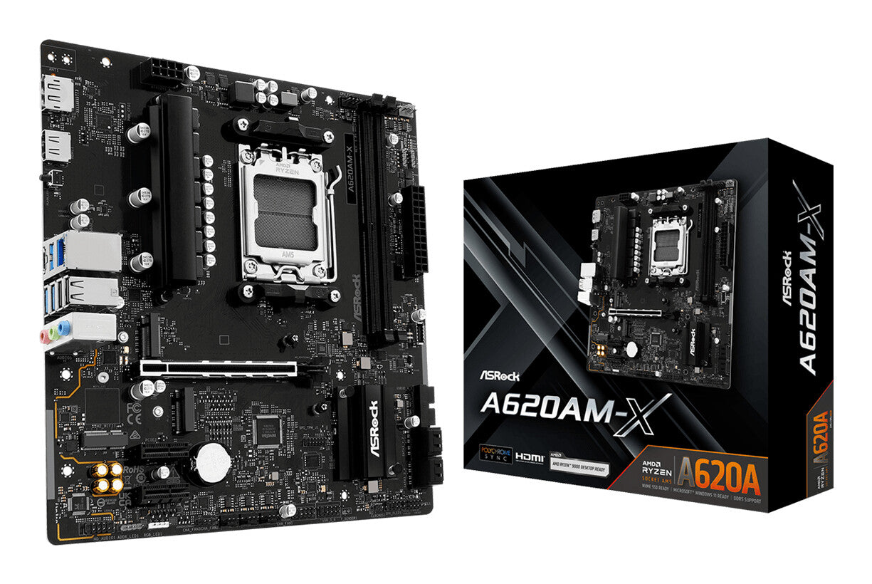 Asrock A620AM-X motherboard AMD A620 Socket AM5 micro ATX ...