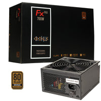 CRONUS 700ATV FX PRO 700W PSU 140mm Silent Cooling Fan 80 PLUS Bronze Non Modular Flat Black Cables Supreme Performance power supply unit ATX