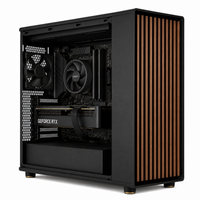 IONZ Gaming PC - Fractal Design North Black Charcoal, Ryzen 5 5600, GeForce RTX 5060, 16GB RAM, 1TB SSD, AM4 Air Cooler, Windows 11, 600W 80+ PSU, Black
