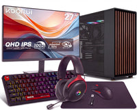 IONZ Gaming PC Fractal North Mesh Pro Bundle - Fractal Design North Mesh Black Charcoal, Ryzen 7 7700X, GeForce RTX 5070 Ti, 32GB RAM, 1TB SSD, 240mm AIO, Windows 11, 750W 80+ PSU, Black (Copy)