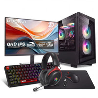 IONZ Gaming PC Esport Ready Bundle - Ryzen 5 7600X, GeForce RTX 5060 Ti, 32GB DDR5 RAM, 1TB SSD, 240mm AIO, 600W 80+ PSU, Windows 11, G1