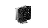 DeepCool AG400 Fan CPU Cooler, Universal Socket, High Efficiency 120mm PWM Cooling Black Fan, 2000RPM, 4 Heat Pipes, 220W Heat Dissipation Power, Unique Matrix Fin Design, Intel LGA 1700 Bracket Included
