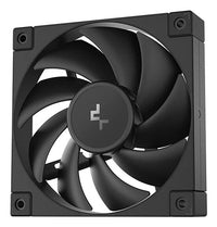 DeepCool FD12 120mm PWM Case Fan, High Airflow, Low Noise, Hydro Bearing, Daisy-Chain 8-Pin Connector, Black, Single Pack